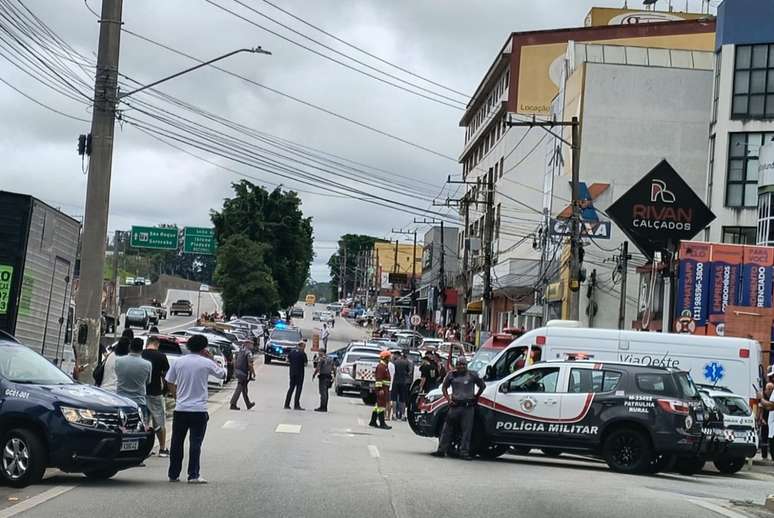 Criminosos invadiram agência do Banco do Brasil na Grande SP