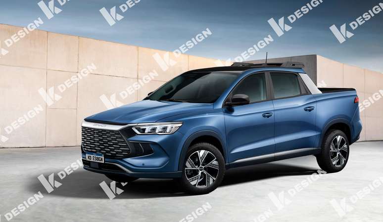 BYD Coral Truck: picape projetada para brigar diretamente com o Fiat Toro