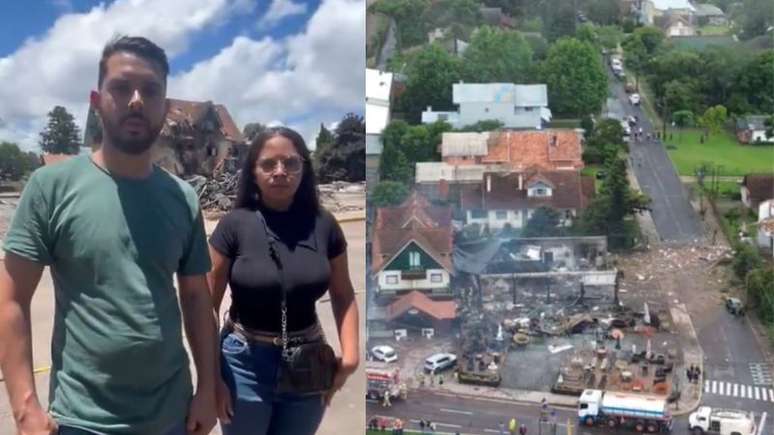 Casal hospedado em pousada precisou fugir pela janela para escapar da tragédia; avião atingiu local em Gramado e deixou 10 mortos