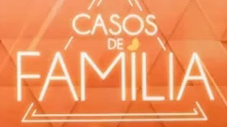 Logo antigo do "Casos de Família"