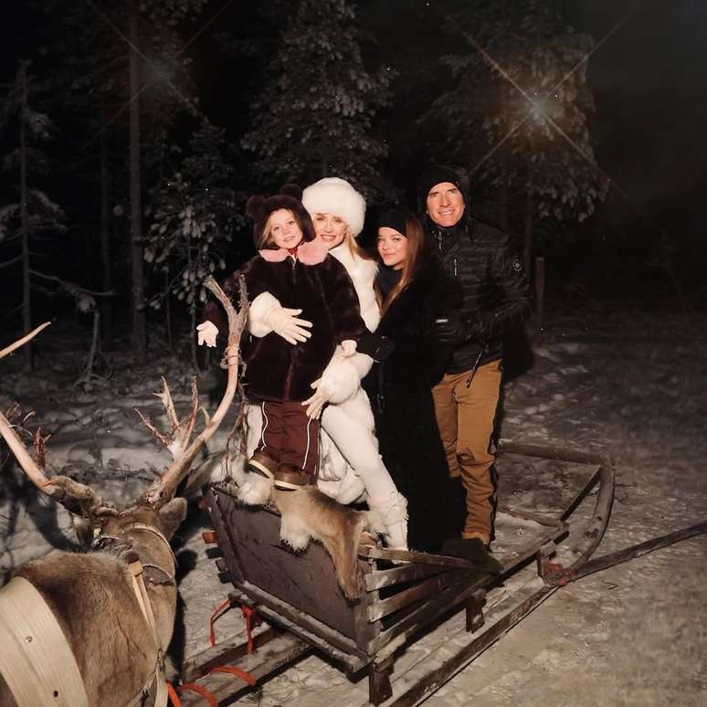 Veja como os famosos celebraram o Natal