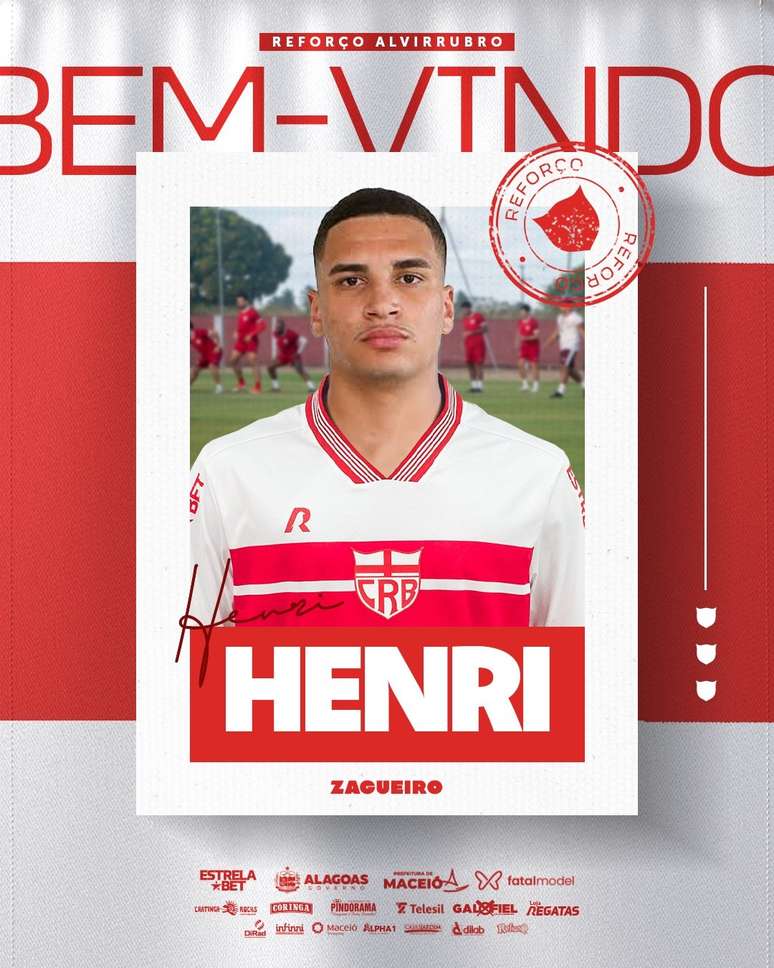 CRB anuncia Henri. 