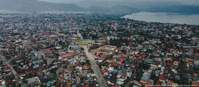 Mercenários europeus coordenam atividades a partir da cidade de Goma (foto), na República Democrática do Congo