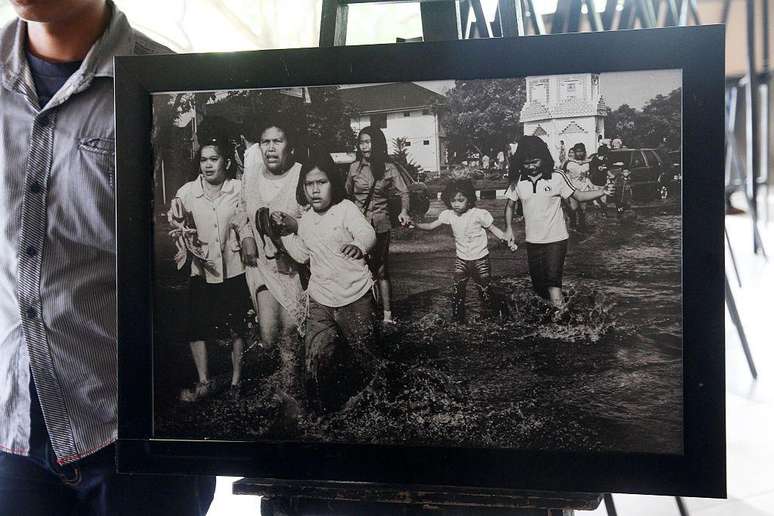 Exposição fotográfica sobre o Tsunami de 2004 durante o 11º aniversário do Tsunami no Oceano Índico de 2004;bonus no cadastro sem depósitoBanda Aceh, na Indonésia