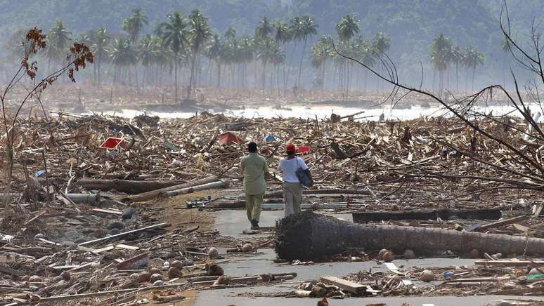 O tsunami deixou apenas destruição e mortesite de aposta para de menorseu rastro