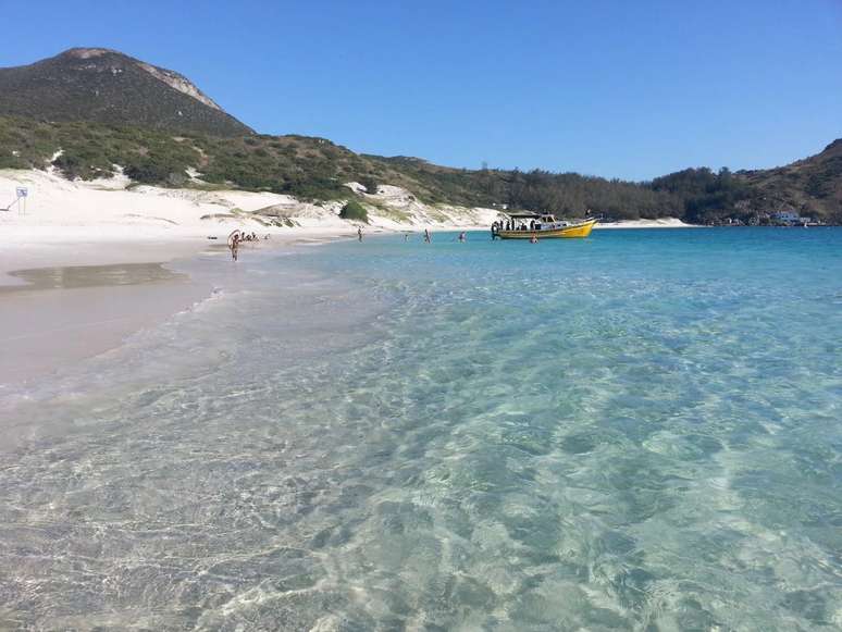 Praia do Farol, em Arraial do Cabo 