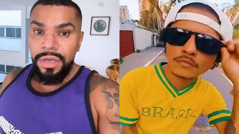 Naldo Benny falou sobrejogar lotofacil na internetrelação com Bruno Mars