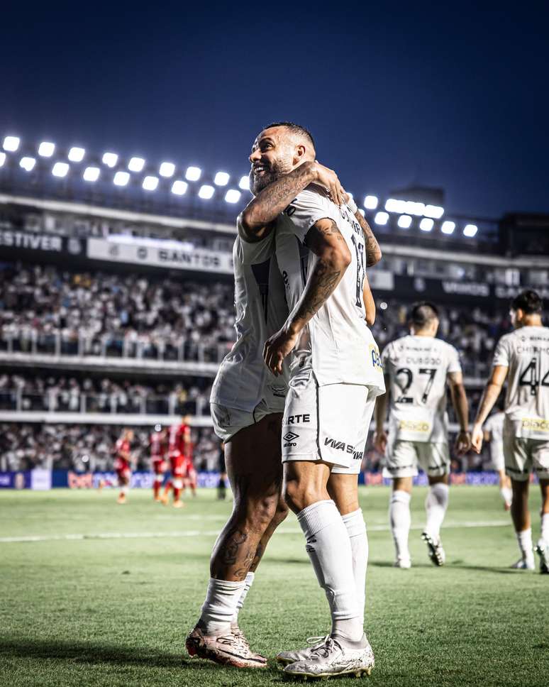 Artilheiro do Santos na temporada, Guilherme (Fotos Raul Baretta Santos FC.)