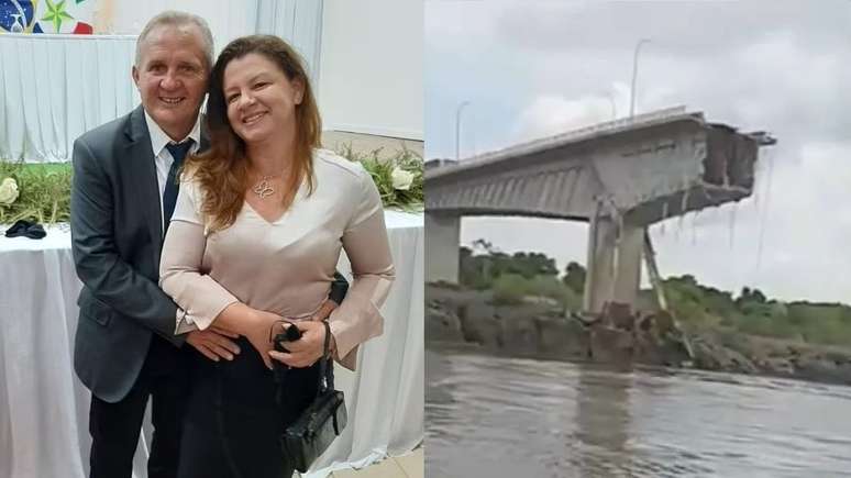 Ailson Gomes Carneiro (PSD) e Elizangela Santos das Chagas foram vítimas do desabamento de ponte