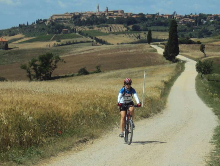 Renata Tardin na Toscana, em 2012 