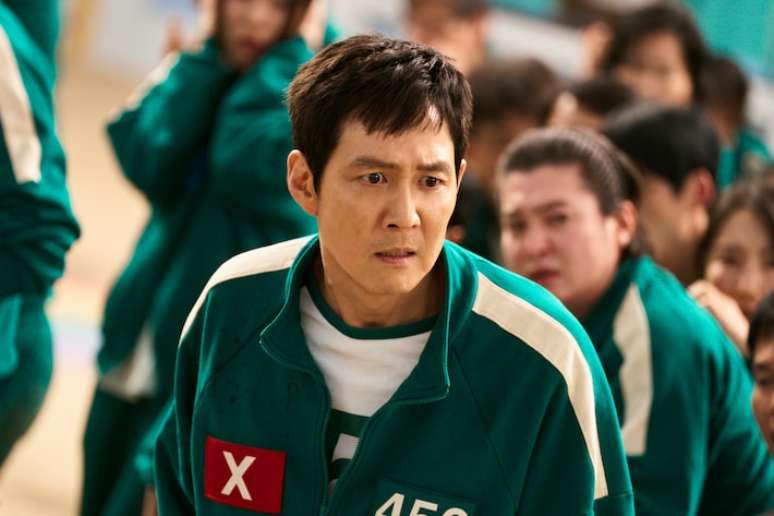 Lee Jung-jae como Seong Gi-hun na segunda temporada de 'Round 6'.