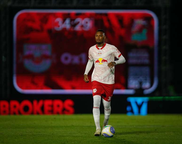 Luan Cândido, jogador do Red Bull Bragantino. 