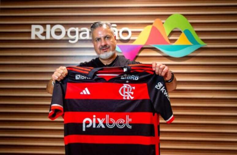 Pixbet é atualmente a patrocinadora master do Flamengo – Divulgação