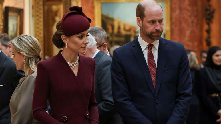 A princesa e o príncipe de Gales no Palácio de Buckinghamjogo do aviao casinodezembro de 2024