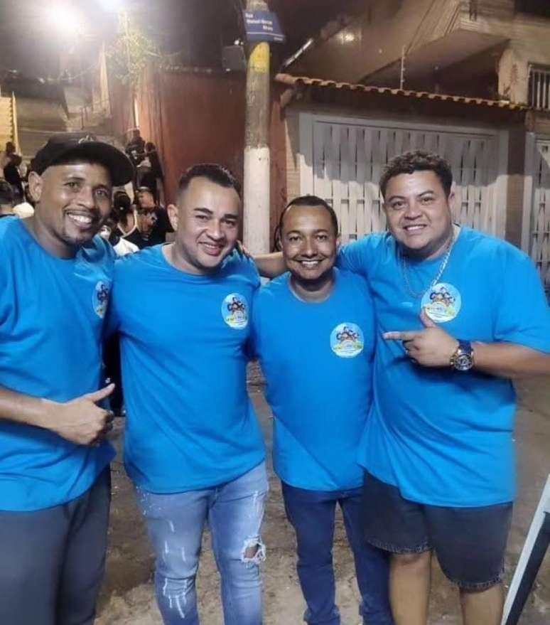 Herdeiros da luta, atuais lideranças: Vlademir Santos, Laurêncio Batista (o Lau), Leandro TKS e Alex Dantas.