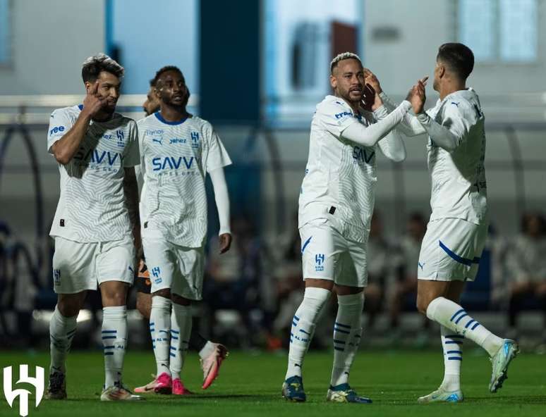 Neymar voltou a jogar e marcou na vitória do Al-Hilal em amistoso de pré-temporada