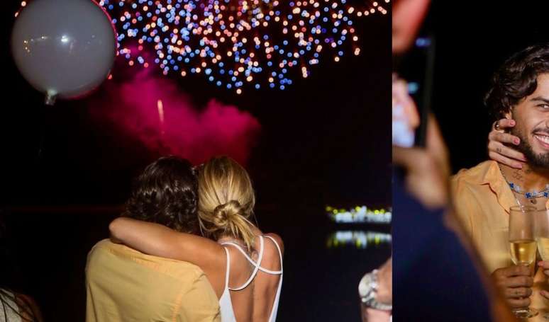 Virginia Fonseca passou o R&eacute;veillon na companhia de Z&eacute; Felipe, seu esposo, al&eacute;m dos filhos e de familiares na fazenda do sogro, Leonardo.