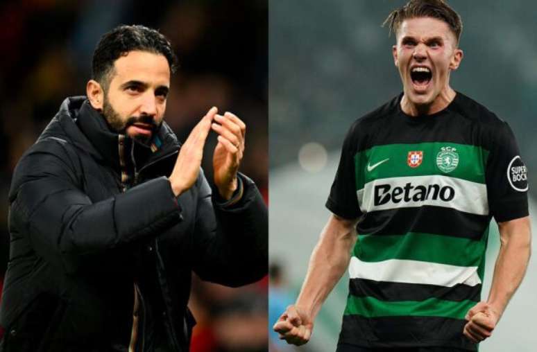 Fotos: Gareth Copley/Getty Images e Gualter Fatia/Getty Images - Legenda: Dupla j&aacute; trabalhou junta no Sporting e pode se reencontrar neste come&ccedil;o de ano