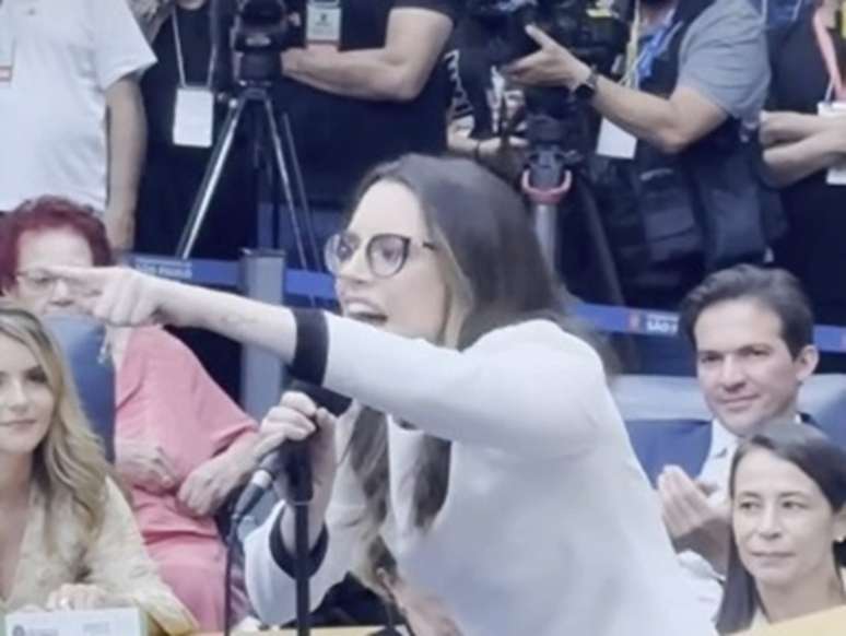 Momento foi compartilhado pela vereadora nas redes sociais