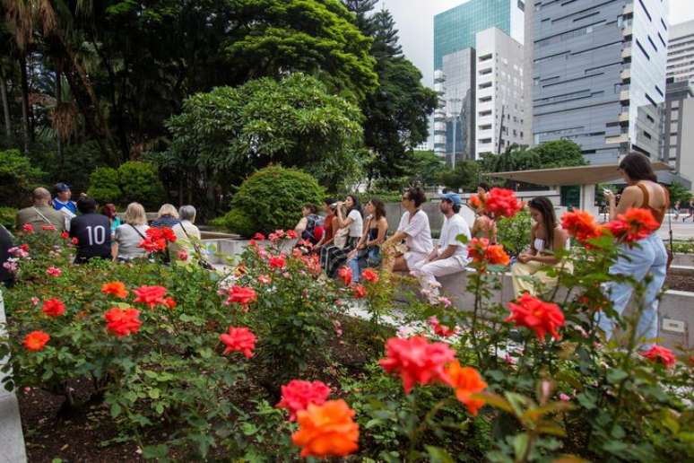 A Casa das Rosas, na Avenida Paulista.