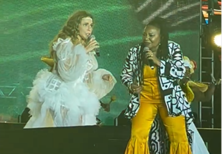 Margareth Menezes e Daniela Mercury se apresentaram na noite de quarta-feira, 1º, em Salvador