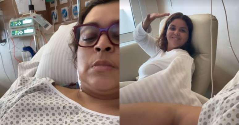 Preta Gil publica vídeo ao lado de amiga no hospital.