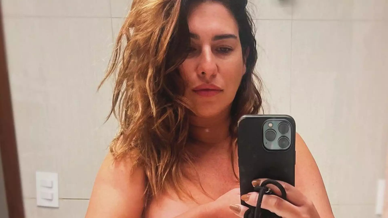 Fernanda Paes Leme confessa estar insegura com o corpo após nascimento da filha