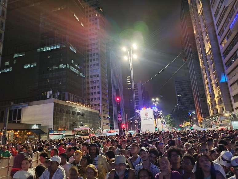 Festa de réveillon na Avenida Paulista