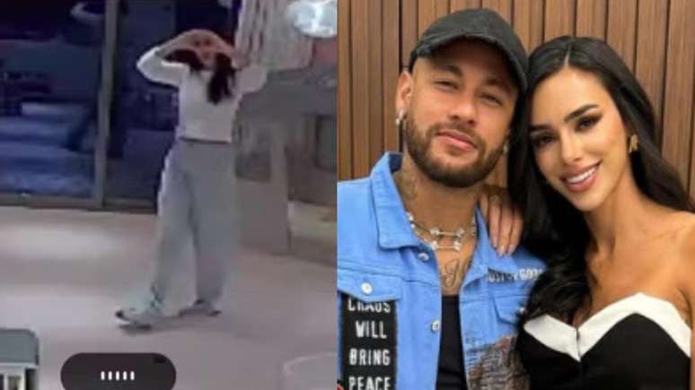 Neymar 'vigia' Bruna Biancardi pela câmera de casa: 'Tô de olho'