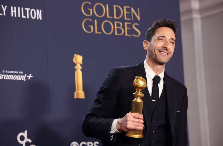 Adrien Brody venceu prêmio de melhor ator por 'O Brutalista'