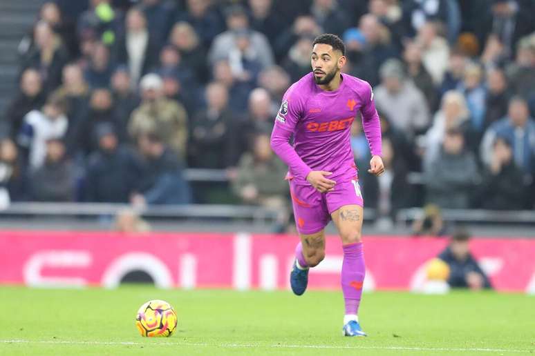 Matheus Cunha (Wolverhampton) durante jogo contra o Tottenham, no dia 29.12.2024 