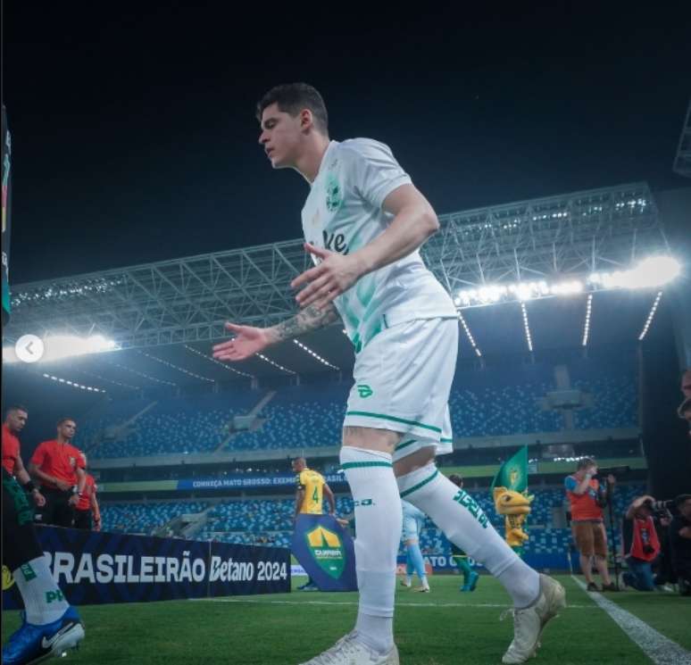 Ronaldo em atua&ccedil;&atilde;o pelo Juventude. 