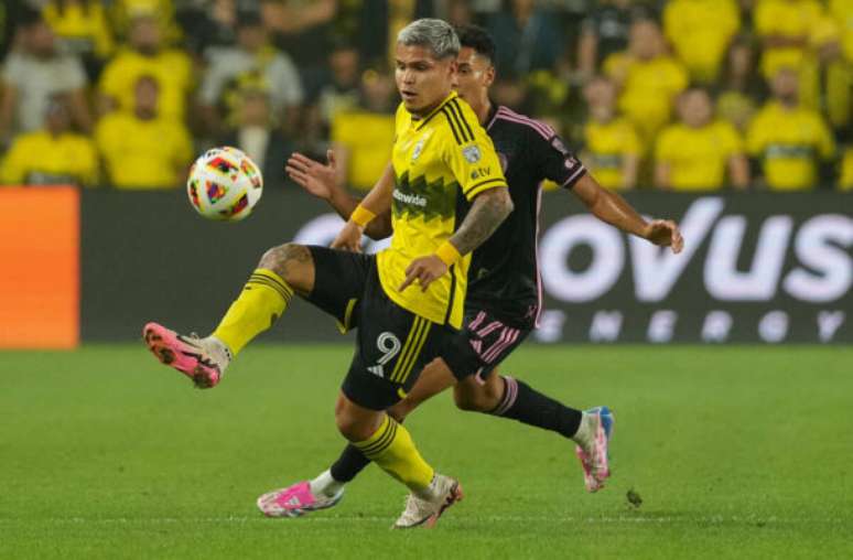 Jason Mowry/Getty Images - Legenda: Cucho Hernández é alvo do Botafogo para substituir Tiquinho Soares