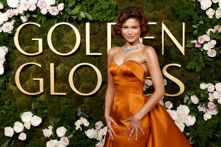 Zendaya no Globo de Ouro (Taylor Hill/FilmMagic)