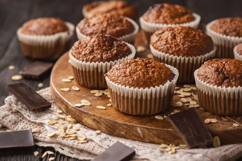 Muffin de abóbora com cacau 