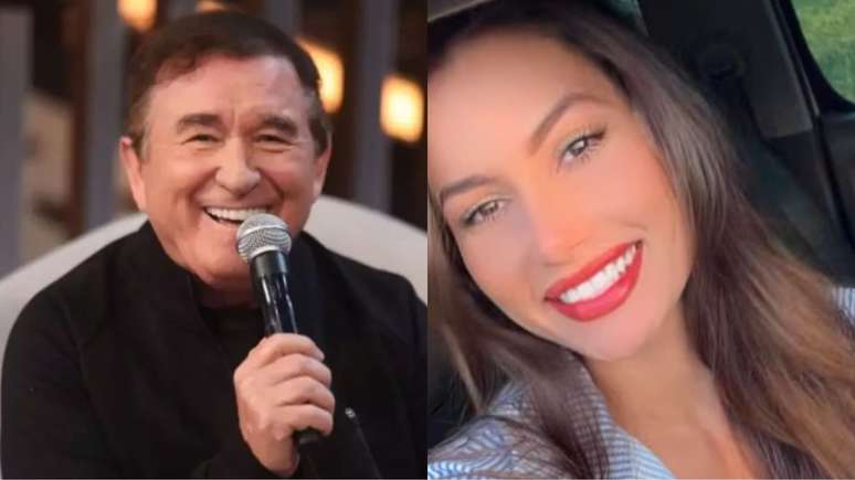 50 years difference! The girlfriend shares a romantic moment with Amado Batista