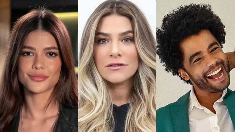 Vitória Strada, Priscila Fantin e Diogo Almeida, famosos cotados para o BBB 25 (Divulgação/Globo)