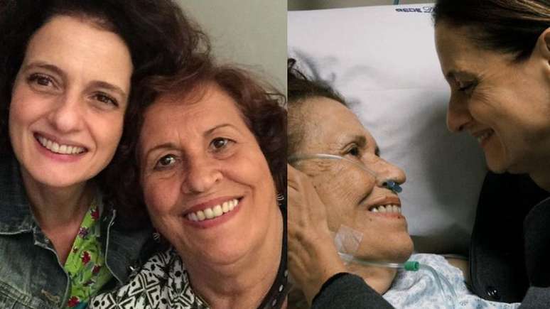 Denise Fraga lamenta a morte da mãe; Wilma Fraga lutava contra enfisema pulmonar e estavaf casinocuidados paliativos há seis meses