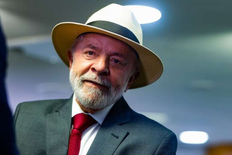 O presidente Luiz Inácio Lula da Silva (PT) durante a cerimônia do segundo aniversário dos Atos Golpistas de 8 de Janeiro