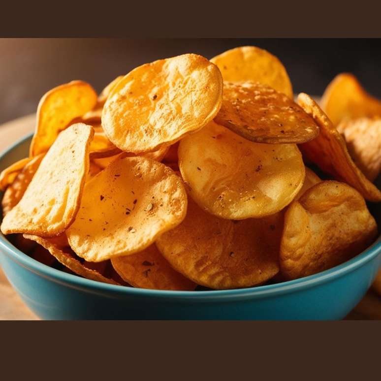 BATATA CHIPS NO FORNO