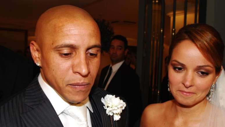 Roberto Carlos e Mariana Lucon