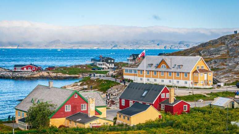 Nuuk é a capital da Groenlândia