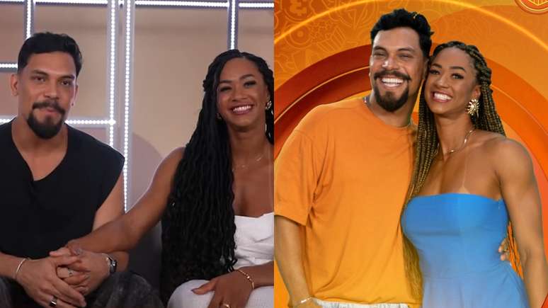 Vinícius e Aline estão confinados no BBB 25