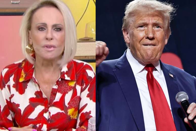 Ana Maria Braga e Donald Trump