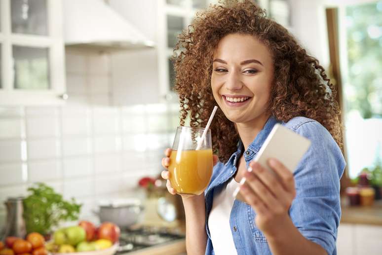 Suco natural é mais saudável 