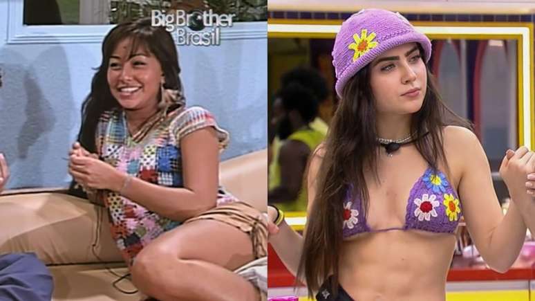 Sabrina Sato e Jade Picon usando suas peças que ficaram famosas no BBB