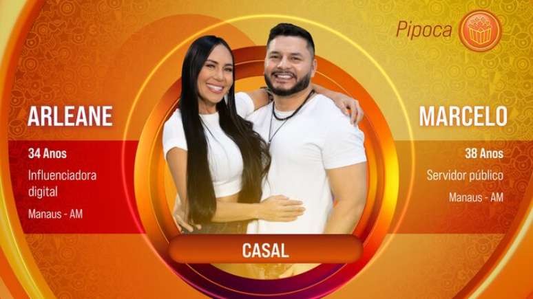 Casal Arleane e Marcelo, de Manaus, entraram no BBB 25