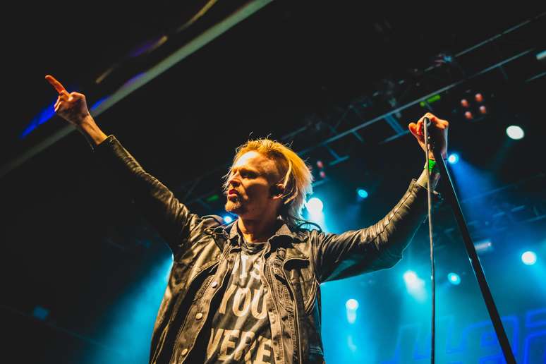 Erik Gronwall of H.E.A.T performs at O2 Forum Kentish Town on January 26, 2019 in London, England. (Photo by Venla Shalin/Redferns)