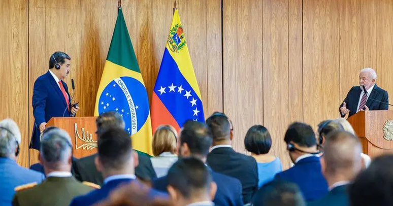 Em 2023, Lula recebeu Maduro em Brasília e disse que críticas ao regime venezuelano fariam parte de uma 'narrativa' contrária ao país