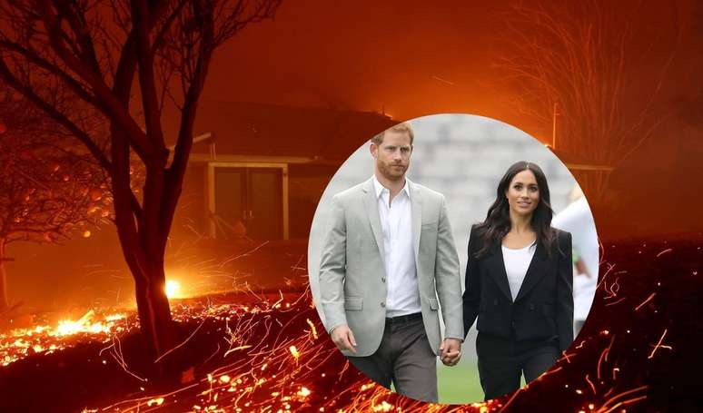 Meghan Markle tomaram importe iniciativa diante dos incêndios que atingem LA.